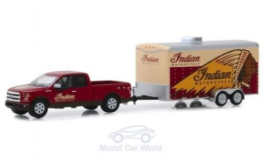 Diecast model cars Ford F-1 1/64 Greenlight 50 Indian Motorcycle 2015 mit Transportanhänger Ford F-1 1/64 Greenlight 50 Indian Motorcycle 2015 mit Transportanhänger diecast model cars