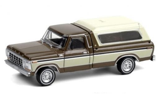 Diecast model cars Ford F-1 1/64 Greenlight 50 metallic brown/beige 1979 Ford F-1 1/64 Greenlight 50 metallic brown/beige 1979 diecast model cars