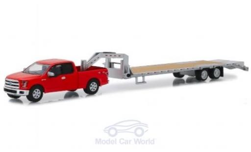 Diecast model cars Ford F-1 1/64 Greenlight 50 red 2017 mit Gooseneck Trailer Ford F-1 1/64 Greenlight 50 red 2017 mit Gooseneck Trailer diecast model cars