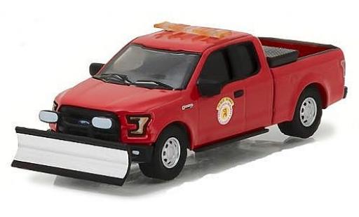Diecast model cars Ford F-1 1/64 Greenlight 50 red Public Works Arlington Heights avec Chasse-neige Ford F-1 1/64 Greenlight 50 red Public Works Arlington Heights avec Chasse-neige diecast model cars