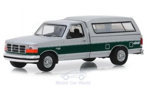 Ford F-1 1/64 Greenlight 50 XLT grey/green 1996 diecast model cars
