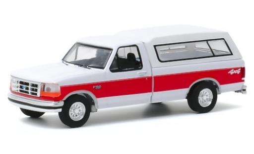 Ford F-1 1/64 Greenlight 50 XLT white/red 1994 diecast model cars