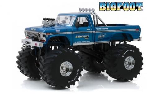 Ford F-250 1/18 Greenlight Monster Truck Bigfoot 1974 avec 66 Zoll-Bereifung diecast model cars