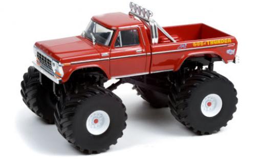 Ford F-250 1/64 Greenlight Monster Truck God of Thunder 1979 diecast model cars