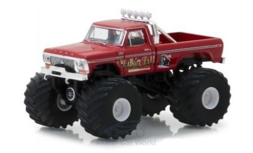 Ford F-250 1/64 Greenlight Monster Truck red Walkin Tall 1979 diecast model cars