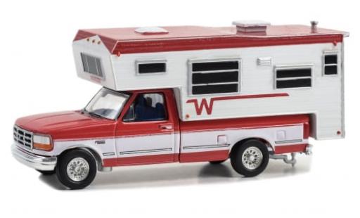 Diecast model cars Ford F-250 1/64 Greenlight rot/weiss 1995 1:64 Ford F-250 1/64 Greenlight rot/weiss 1995 1:64 diecast model cars