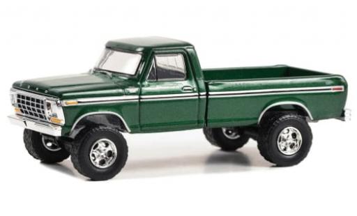 Diecast model cars Ford F-350 1/64 Greenlight Custom metallise grün 1979 1:64 Ford F-350 1/64 Greenlight Custom metallise grün 1979 1:64 diecast model cars