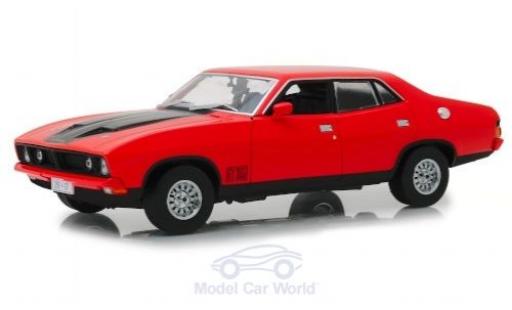 Ford Falcon 1/18 Greenlight XB GT 351 4-Door Saloon red/matt-black RHD 1974 diecast model cars