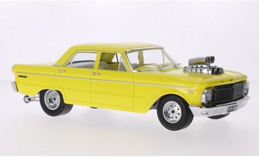 Ford Falcon 1/18 Greenlight (XP) 4-Door Saloon Tuning yellow RHD 1965 les portes et capos fermé diecast model cars