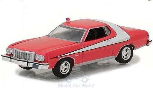 Diecast model cars Ford Gran Torino 1/64 Greenlight red/white 1976 Ford Gran Torino 1/64 Greenlight red/white 1976 diecast model cars