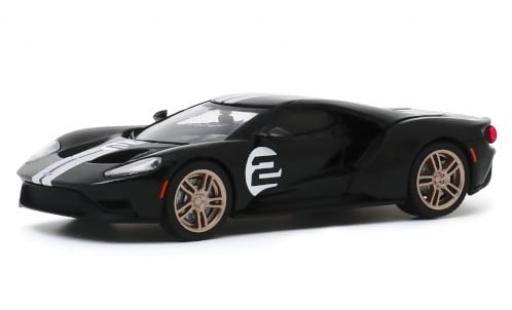 Ford GT 1/43 Greenlight 66 Heritage Edition schwarz/silber 2017 1:43 diecast model cars