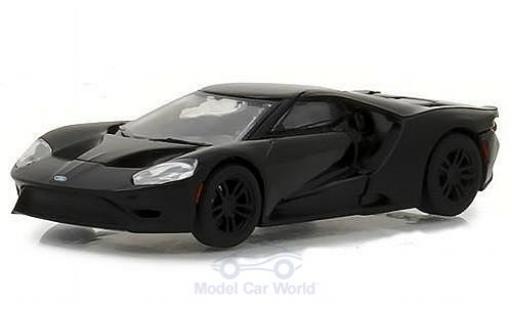Diecast model cars Ford GT 1/64 Greenlight matt-black 2017 Ford GT 1/64 Greenlight matt-black 2017 diecast model cars