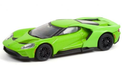 Diecast model cars Ford GT 1/64 Greenlight metallic green 2017 Ford GT 1/64 Greenlight metallic green 2017 diecast model cars