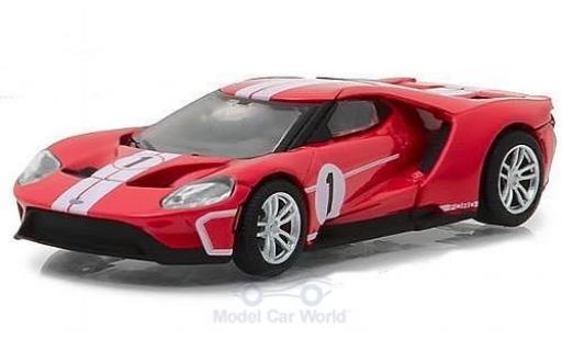 Ford GT 1/64 Greenlight red 2017 1967 #1 40 Mk IV Tribute diecast model cars