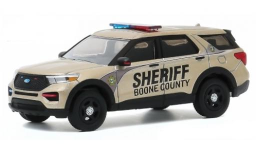 Ford Interceptor 1/64 Greenlight Utility Boone County Sheriff 2020 200th Anniversaire - Boone County Sheriffs Departement diecast model cars