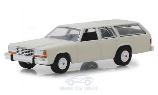 Diecast model cars Ford LTD 1/64 Greenlight Crown Victoria Wagon beige 1984 Ford LTD 1/64 Greenlight Crown Victoria Wagon beige 1984 diecast model cars