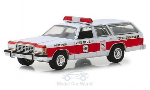 Diecast model cars Ford LTD 1/64 Greenlight Crown Victoria Wagon Paterson Fire Department 1985 Ford LTD 1/64 Greenlight Crown Victoria Wagon Paterson Fire Department 1985 diecast model cars