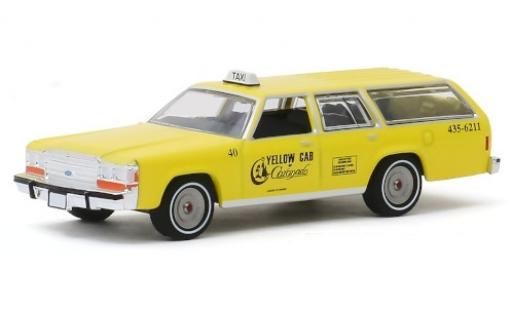 Diecast model cars Ford LTD 1/64 Greenlight Crown Victoria Wagon Yellow Cab of Coronado 1988 Ford LTD 1/64 Greenlight Crown Victoria Wagon Yellow Cab of Coronado 1988 diecast model cars