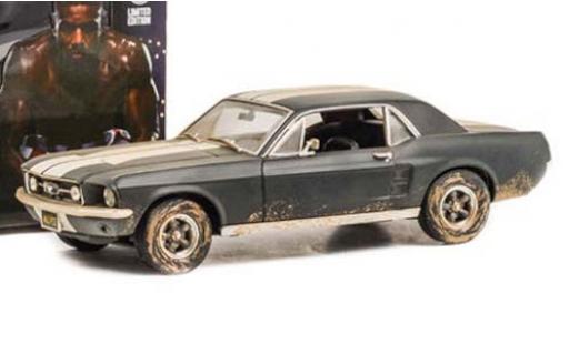 Diecast model cars Ford Mustang 1/18 Greenlight blue/white Creed II 1967 verschmutzt Ford Mustang 1/18 Greenlight blue/white Creed II 1967 verschmutzt diecast model cars