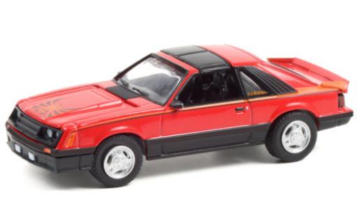 Diecast model cars Ford Mustang 1/64 Greenlight Cobra red/Dekor 1981 Ford Mustang 1/64 Greenlight Cobra red/Dekor 1981 diecast model cars