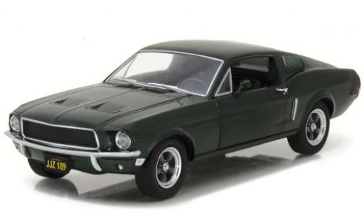 Diecast model cars Ford Mustang 1/24 Greenlight GT Fastback metallic green 1968 Ford Mustang 1/24 Greenlight GT Fastback metallic green 1968 diecast model cars