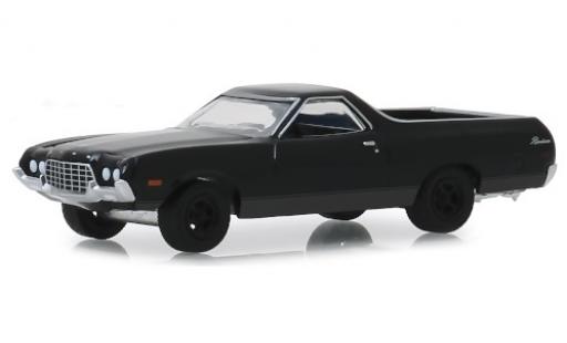 Ford Ranchero 1/64 Greenlight black 1972 diecast model cars