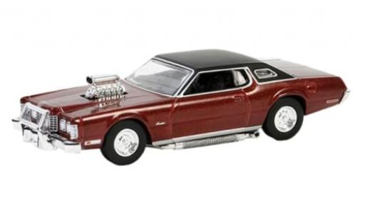Ford Thunderbird 1/64 Greenlight metallise rot/matt-schwarz The Crow 1973 1:64 diecast model cars