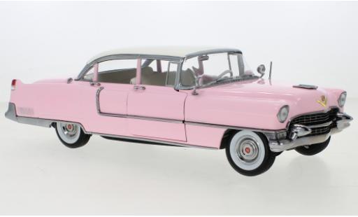 Diecast model cars Cadillac Fleetwood 1/18 Greenlight Series 60 pink/white 1955 Cadillac Fleetwood 1/18 Greenlight Series 60 pink/white 1955 diecast model cars