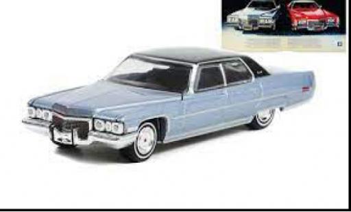 Diecast model cars Cadillac Sedan 1/64 Greenlight DeVille metallise blue clair/black 1972 Cadillac Sedan 1/64 Greenlight DeVille metallise blue clair/black 1972 diecast model cars