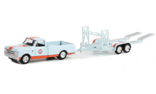 Chevrolet C-10 1/64 Greenlight Gulf 1968 diecast model cars