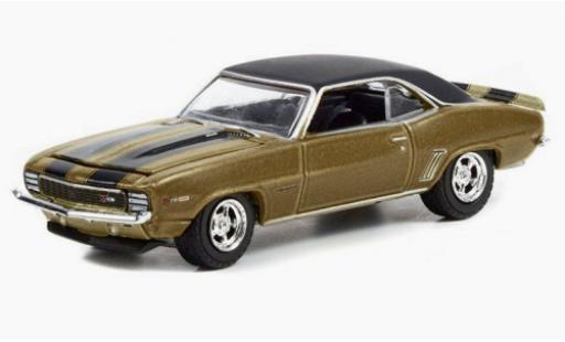 Chevrolet Camaro 1/64 Greenlight metallise beige/black Pawn Stars 1969 diecast model cars