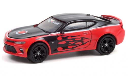 Chevrolet Camaro 1/64 Greenlight SS red/black Diablo Sport 2016 diecast model cars