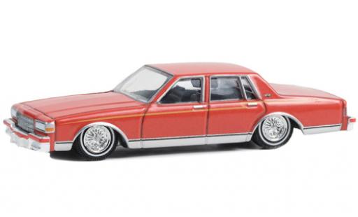 Chevrolet Caprice Classic 1/64 Greenlight red 1989 diecast model cars