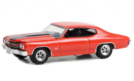 Diecast model cars Chevrolet Chevelle 1/64 Greenlight SS red/black 1969 Chevrolet Chevelle 1/64 Greenlight SS red/black 1969 diecast model cars