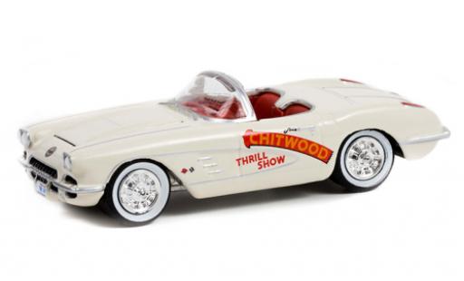 Chevrolet Corvette 1/64 Greenlight (C1) Convertible Chitwood 1958 diecast model cars