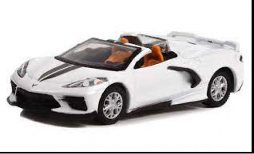 Chevrolet Corvette 1/64 Greenlight (C8) Convertible white 2020 diecast model cars