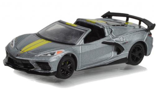 Chevrolet Corvette 1/64 Greenlight (C8) Stingray Convertible grey 2022 diecast model cars
