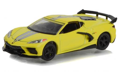 Chevrolet Corvette 1/64 Greenlight (C8) Stingray yellow 2022 diecast model cars