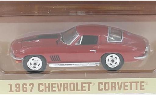 Chevrolet Corvette 1/64 Greenlight red 1967 diecast model cars