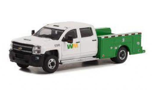 Diecast model cars Chevrolet Silverado 1/64 Greenlight 3500HD Dually WM - Waste Management 2018 Chevrolet Silverado 1/64 Greenlight 3500HD Dually WM - Waste Management 2018 diecast model cars