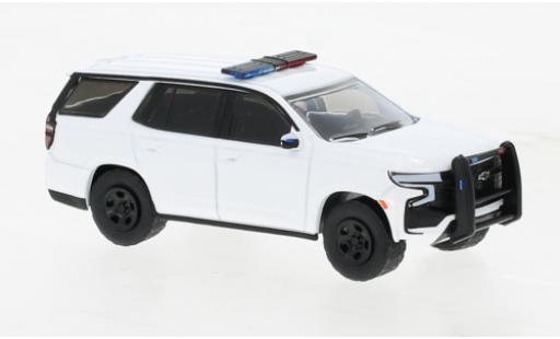 Diecast model cars Chevrolet Tahoe 1/64 Greenlight Police Pursuit Vehicle white Police (USA) 2022 Chevrolet Tahoe 1/64 Greenlight Police Pursuit Vehicle white Police (USA) 2022 diecast model cars