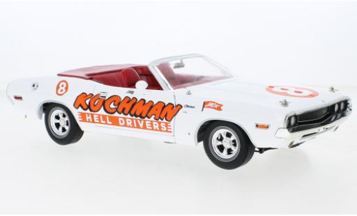 Dodge Challenger 1/18 Greenlight Convertible white Kochman Hell Drivers 1970 diecast model cars