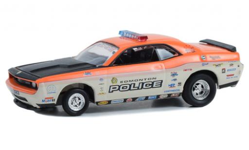 Dodge Challenger 1/64 Greenlight SRT8 Blue Line Racing 2008 diecast model cars