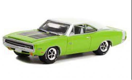 Dodge Charger 1/64 Greenlight Hemi R/T green/beige 1970 diecast model cars