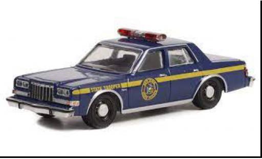 Diecast model cars Dodge Diplomat 1/64 Greenlight Nouveau York State Police 1985 Dodge Diplomat 1/64 Greenlight Nouveau York State Police 1985 diecast model cars