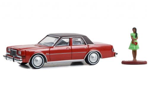 Diecast model cars Dodge Diplomat 1/64 Greenlight red/brun 1983 Dodge Diplomat 1/64 Greenlight red/brun 1983 diecast model cars