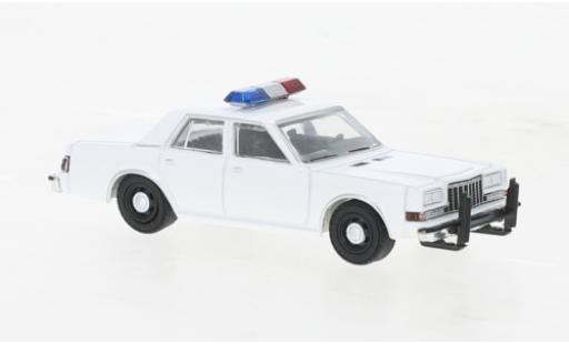 Diecast model cars Dodge Diplomat 1/64 Greenlight white Police (USA) 1980 Dodge Diplomat 1/64 Greenlight white Police (USA) 1980 diecast model cars