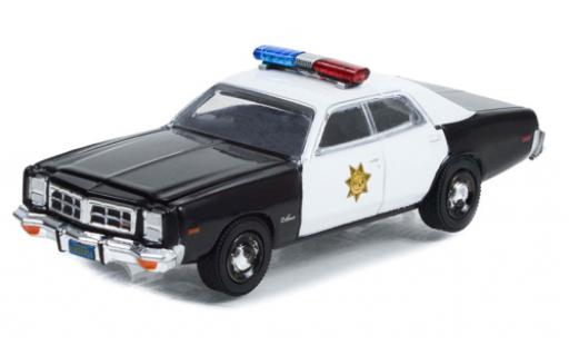 Diecast model cars Dodge Monaco 1/64 Greenlight black/white Fall Guy Stuntman Association 1977 Dodge Monaco 1/64 Greenlight black/white Fall Guy Stuntman Association 1977 diecast model cars