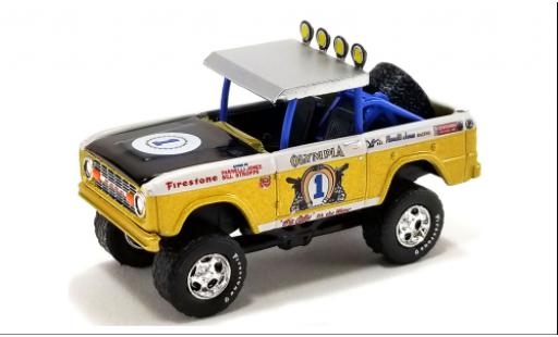 Diecast model cars Ford Bronco 1/64 Greenlight Baja Big Oly Tribute Edition 1970 Ford Bronco 1/64 Greenlight Baja Big Oly Tribute Edition 1970 diecast model cars