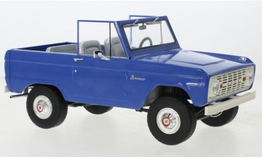 Diecast model cars Ford Bronco 1/18 Greenlight blue/white 1966 Ford Bronco 1/18 Greenlight blue/white 1966 diecast model cars
